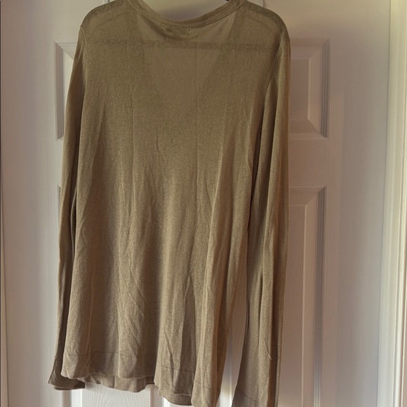 Banana Republic Tan Cardigan Sweater Lightweight Knit - Picture 5 of 5